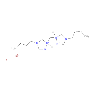 1H-1,2,4-Triazolium, 1,1'-methylenebis[4-butyl-, dibromide
