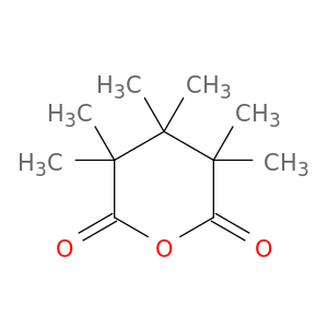 2H-Pyran-2,6(3H)-dione, dihydro-3,3,4,4,5,5-hexamethyl-