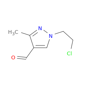 1-(2-Chloroethyl)-3-methyl-1H-pyrazole-4-carbaldehyde