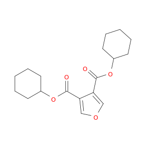 3,4-Furandicarboxylic acid, dicyclohexyl ester