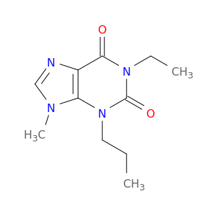 1H-Purine-2,6-dione,1-ethyl-3,9-dihydro-9-methyl-3-propyl-