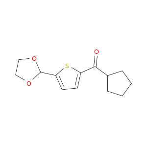 CYCLOPENTYL 5-(1,3-DIOXOLAN-2-YL)-2-THIENYL KETONE