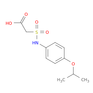 2-{[4-(Propan-2-yloxy)phenyl]sulfamoyl}acetic Acid
