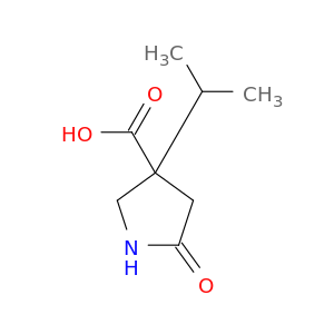 5-oxo-3-(propan-2-yl)pyrrolidine-3-carboxylic acid