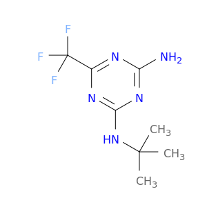 N-(1,1-DIMETHYLETHYL)-6-(TRIFLUOROMETHYL)-1,3,5-TRIAZINE-2,4-DIAMINE