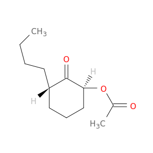 Cyclohexanone, 2-(acetyloxy)-6-butyl-, trans-