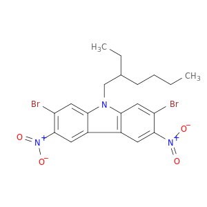 9H-Carbazole, 2,7-dibromo-9-(2-ethylhexyl)-3,6-dinitro-