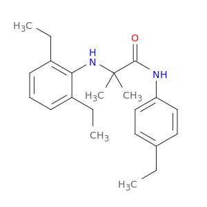 Propanamide, 2-[(2,6-diethylphenyl)amino]-N-(4-ethylphenyl)-2-methyl-