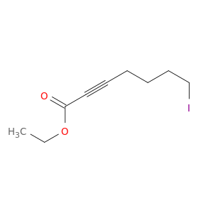 2-Heptynoic acid, 7-iodo-, ethyl ester
