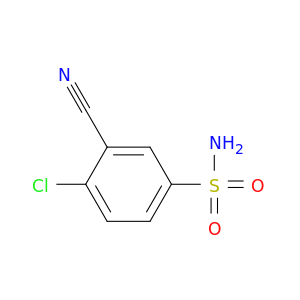 4-Chloro-3-cyanobenzene-1-sulfonamide
