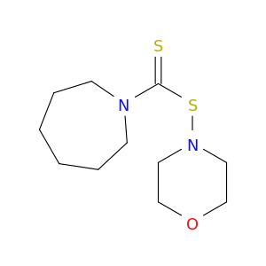1H-Azepine, hexahydro-1-[(4-morpholinylthio)thioxomethyl]-