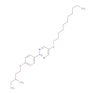 Pyrimidine, 2-[4-[(3-methylpentyl)oxy]phenyl]-5-(undecyloxy)-