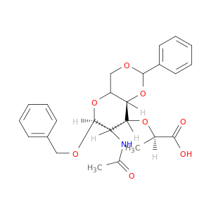1-苄基-N-乙酰基-4,6-O-苯亚甲基胞壁酸