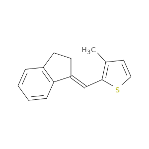 Thiophene, 2-[(E)-(2,3-dihydro-1H-inden-1-ylidene)methyl]-3-methyl-