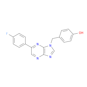 Phenol, 4-[[6-(4-fluorophenyl)-1H-imidazo[4,5-b]pyrazin-1-yl]methyl]-