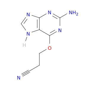 Propanenitrile,3-[(2-amino-9H-purin-6-yl)oxy]-