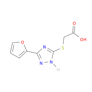 2-((5-(Furan-2-yl)-4H-1,2,4-triazol-3-yl)thio)acetic acid
