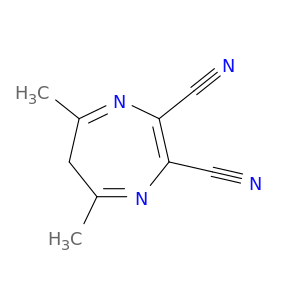 5,7-dimethyl-6H-1,4-diazepine-2,3-dicarbonitrile