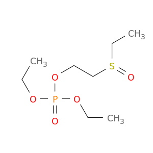 Phosphoric acid,diethyl 2-(ethylsulfinyl)ethyl ester