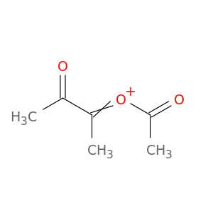 Oxonium, acetyl(1-methyl-2-oxopropylidene)-