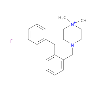 4-(2-benzylbenzyl)-1,1-dimethylpiperazin-1-ium iodide