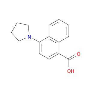 1-Naphthalenecarboxylic acid, 4-(1-pyrrolidinyl)-