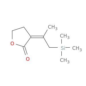 2(3H)-Furanone, dihydro-3-[1-methyl-2-(trimethylsilyl)ethylidene]-, (3Z)-