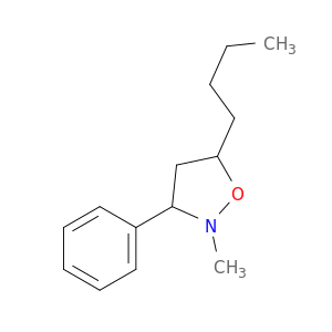 Isoxazolidine, 5-butyl-2-methyl-3-phenyl-
