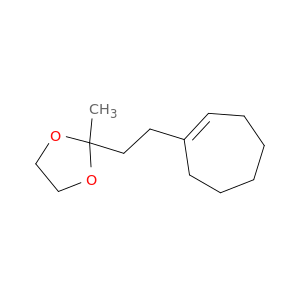 1,3-Dioxolane, 2-[2-(1-cyclohepten-1-yl)ethyl]-2-methyl-