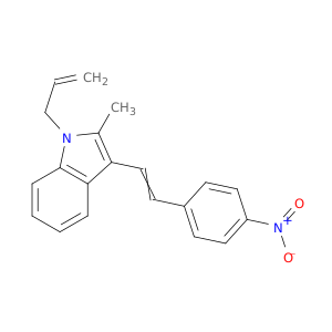 1H-Indole, 2-methyl-3-[2-(4-nitrophenyl)ethenyl]-1-(2-propen-1-yl)-