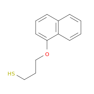 1-Propanethiol, 3-(1-naphthalenyloxy)-