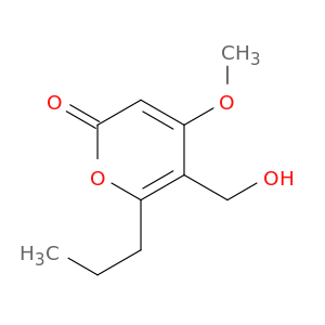 2H-Pyran-2-one, 5-(hydroxymethyl)-4-methoxy-6-propyl-