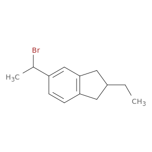 1H-Indene, 5-(1-bromoethyl)-2-ethyl-2,3-dihydro-