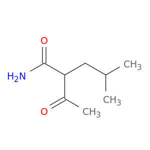 VALERAMIDE, 2-ACETYL-4-METHYL-