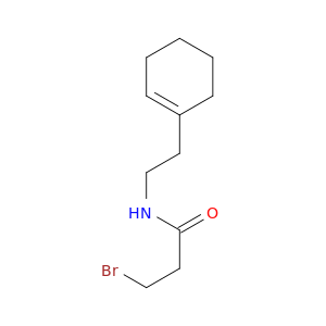 Propanamide, 3-bromo-N-[2-(1-cyclohexen-1-yl)ethyl]-