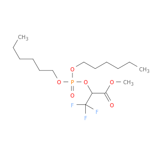 methyl 2-{[bis(hexyloxy)phosphoryl]oxy}-3,3,3-trifluoropropanoate