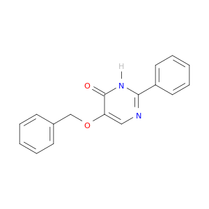 4(3H)-Pyrimidinone,2-phenyl-5-(phenylmethoxy)-