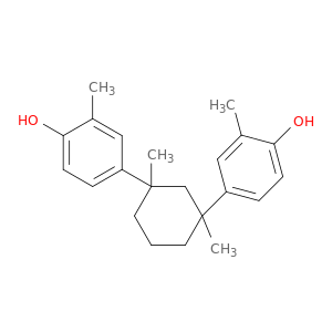 Phenol, 4,4'-(1,3-dimethyl-1,3-cyclohexanediyl)bis[2-methyl-