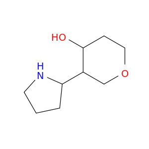 3-(pyrrolidin-2-yl)oxan-4-ol