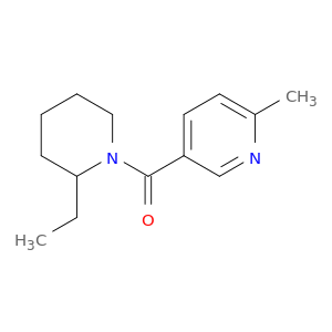 Piperidine, 2-ethyl-1-[(6-methyl-3-pyridinyl)carbonyl]-