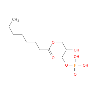 Octanoic acid, 2-hydroxy-3-(phosphonooxy)propyl ester