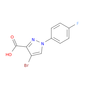 4-Bromo-1-(4-fluorophenyl)-1H-pyrazole-3-carboxylic Acid