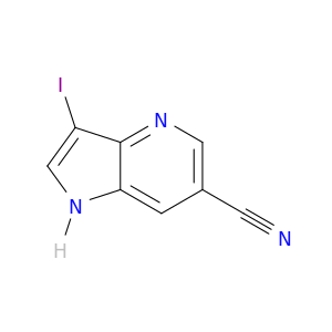 3-Iodo-1H-Pyrrolo[3,2-B]吡啶-6-碳腈