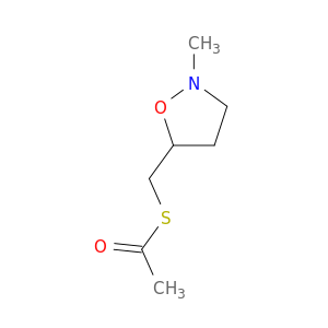 Ethanethioic acid, S-[(2-methyl-5-isoxazolidinyl)methyl] ester