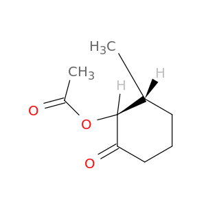 Cyclohexanone, 2-(acetyloxy)-3-methyl-, trans-