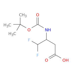 3-((tert-Butoxycarbonyl)amino)-4,4-difluorobutanoic acid