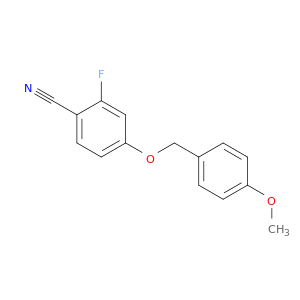 4-(4-Methoxybenzyloxy)-2-fluorobenzonitrile
