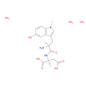 L-Aspartic acid, 5-hydroxy-L-tryptophyl-, trihydrate
