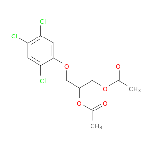 1,2-丙二醇,3-(2,4,5-三氯苯氧基)-,1,2-二乙酸酯