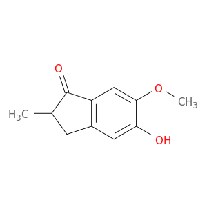 1H-Inden-1-one, 2,3-dihydro-5-hydroxy-6-methoxy-2-methyl-
